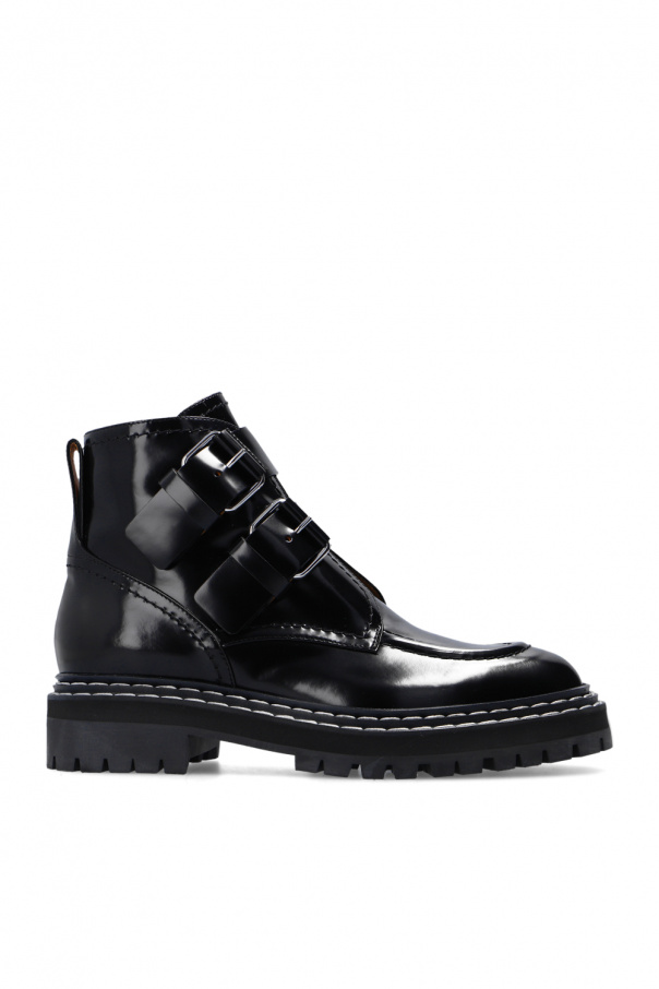 proenza patterned Schouler ‘Peru Fiba’ ankle boots