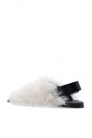Proenza Schouler ‘Square Shearling’ sandals
