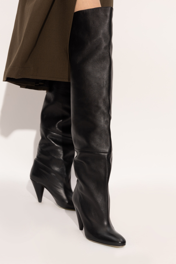 Proenza Schouler Leather heeled knee-high boots
