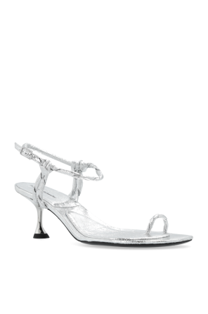 Proenza SHORT Schouler ‘Tee Toe Ring’ heeled sandals