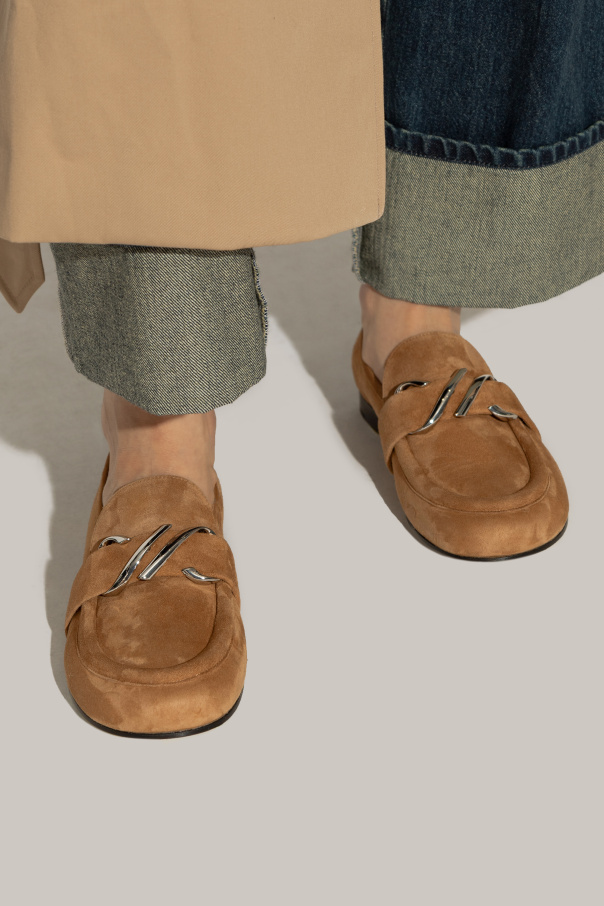 Proenza Schouler Zamszowe buty typu `loafers`