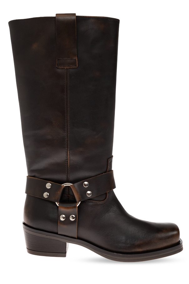 Leather heeled boots ‘Texas’ od Posa