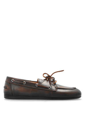 Brown leather ‘loafers’