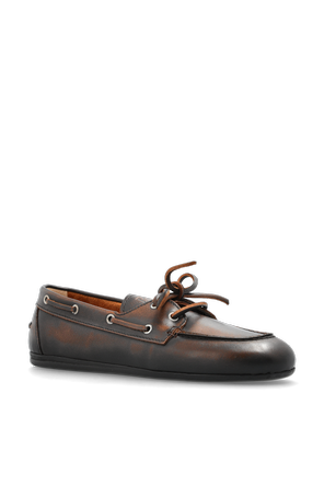 Posa Brown leather ‘loafers’