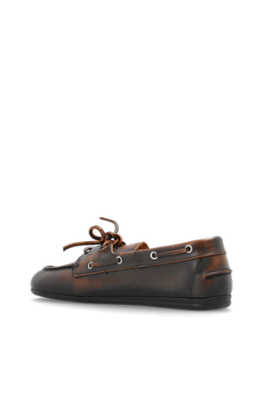 Posa Brown leather ‘loafers’