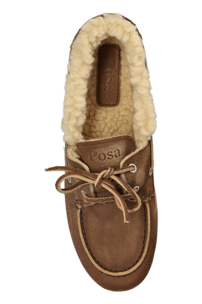 Posa Mocassins ‘Boat Brushed Fur’