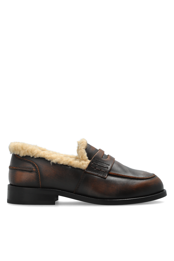 '‘Penny Fur’' loafers od Posa