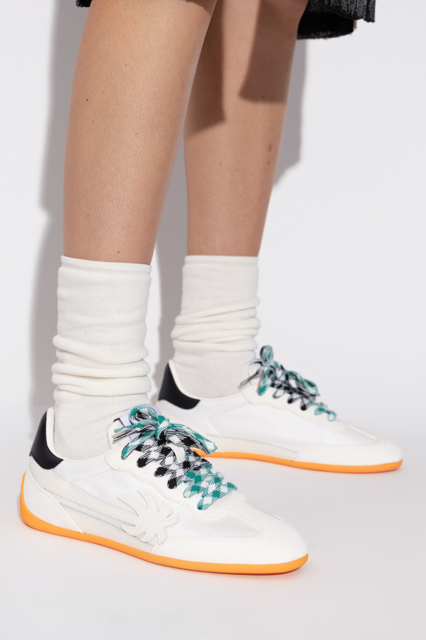 Palm Angels Sports shorts with logo