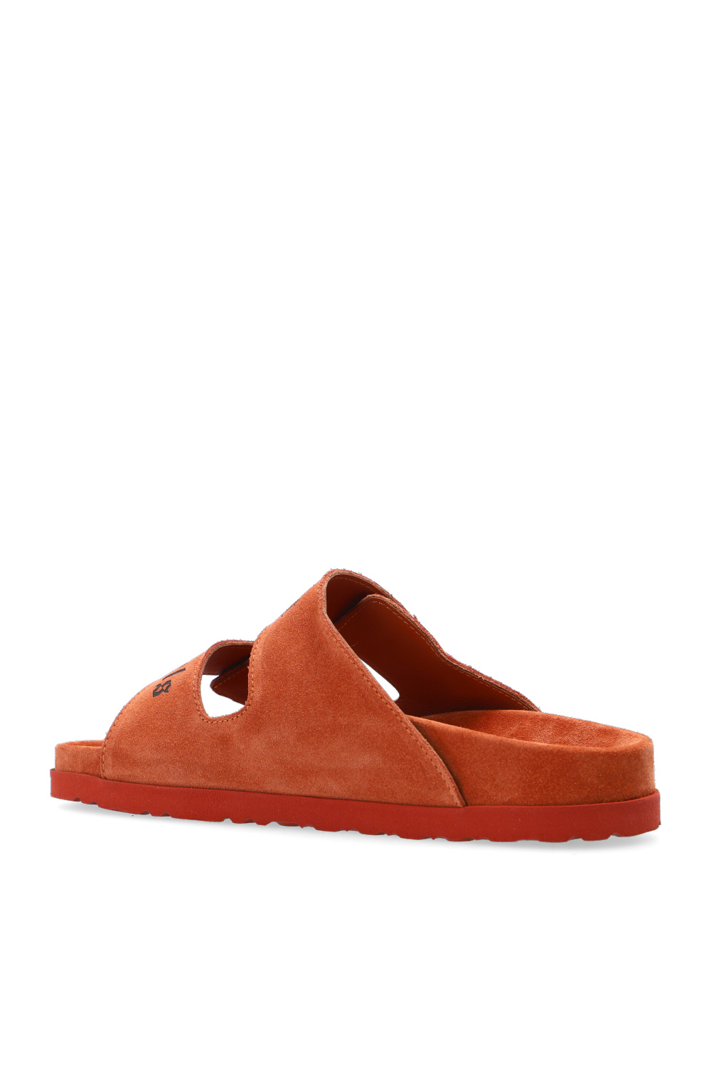 Benny Leather Palm Women Leather Cross Pam Palm Slippers - Brown