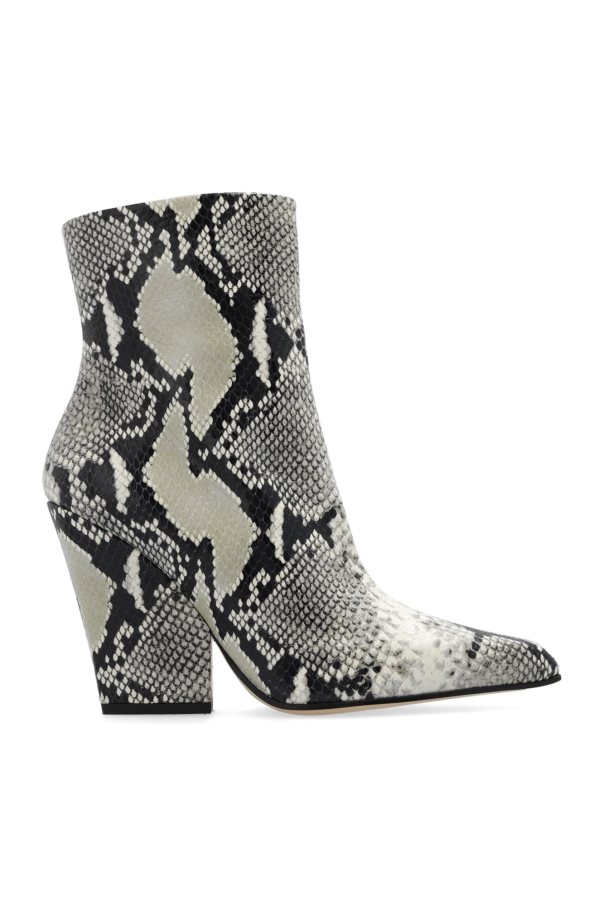 ‘Jane’ heeled ankle grigio Boots od Paris Texas