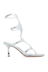 Paris Texas SILVER ‘Uma’’ high-heeled sandals