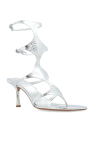 Paris Texas SILVER ‘Uma’’ high-heeled sandals