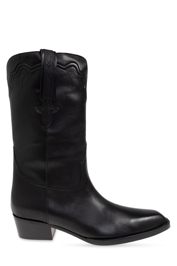 Paris Texas Leather cowboy boots Hilda