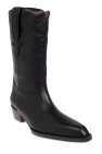 Paris Texas BLACK Leather cowboy boots Hilda