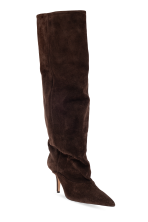 Paris Texas Botas altas de ante con tacón "Ines"