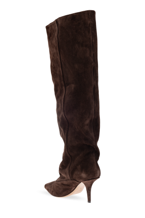 Paris Texas Botas altas de ante con tacón "Ines"