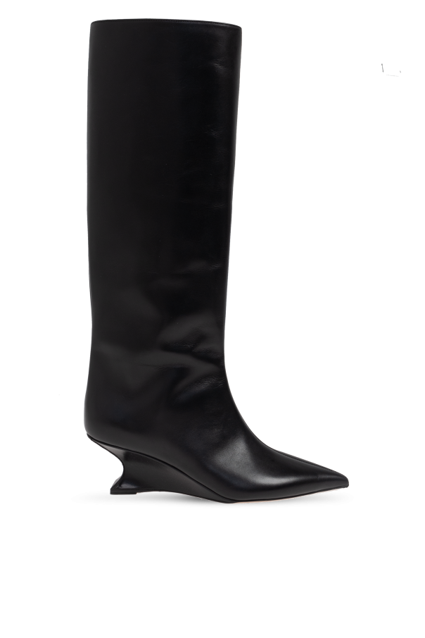 'Nina' wedge heel boots od Paris Texas