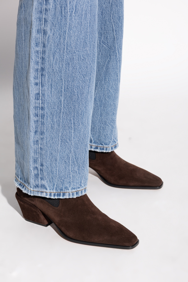 Paris Texas Botines de ante con tacón "Bettina"