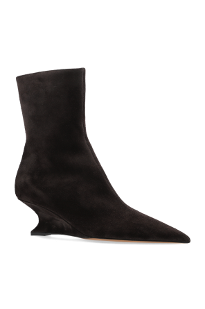 Paris Texas Botines de ante "Nina" con cuña