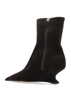 Paris Texas Botines de ante "Nina" con cuña