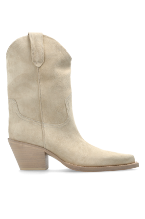 Suede heeled ankle boots "Dakota"