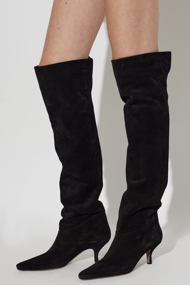 Paris Texas ‘Rose’ over-the-knee heeled boots