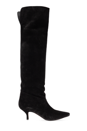 ‘Rose’ over-the-knee heeled boots