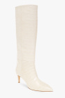 Paris Texas cream Heeled boots