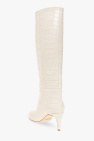 Paris Texas cream Heeled boots