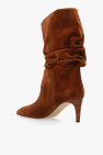 Paris Texas Suede heeled ankle boots
