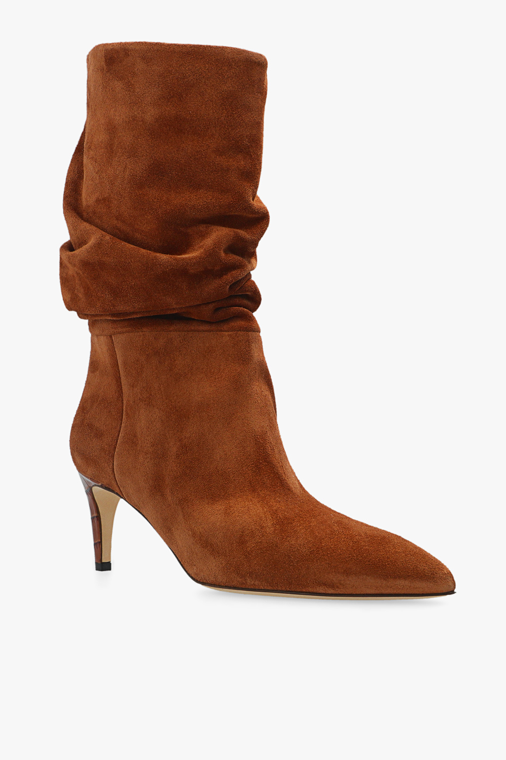 Paris Texas Suede heeled ankle boots