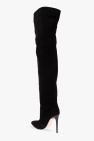 Paris Texas BLACK Suede heeled boots