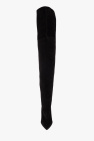 Paris Texas BLACK Suede heeled boots