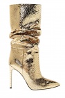 Paris Texas GOLD Leather ankle boots