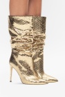 Paris Texas GOLD Leather ankle boots