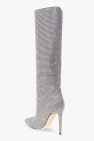 Paris Texas SILVER ‘Holly’ heeled boots