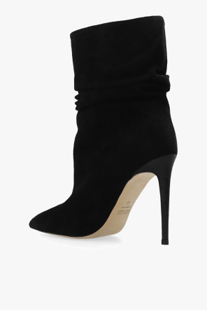 Paris Texas Suede heeled ankle boots