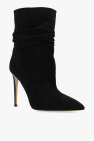 Paris Texas Suede heeled ankle boots