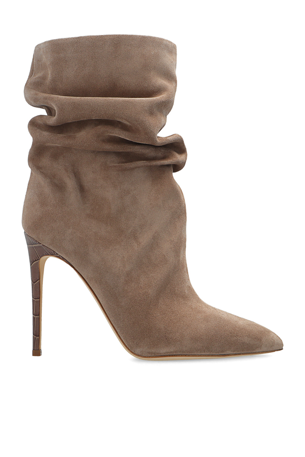 Paris Texas Suede heeled ankle boots