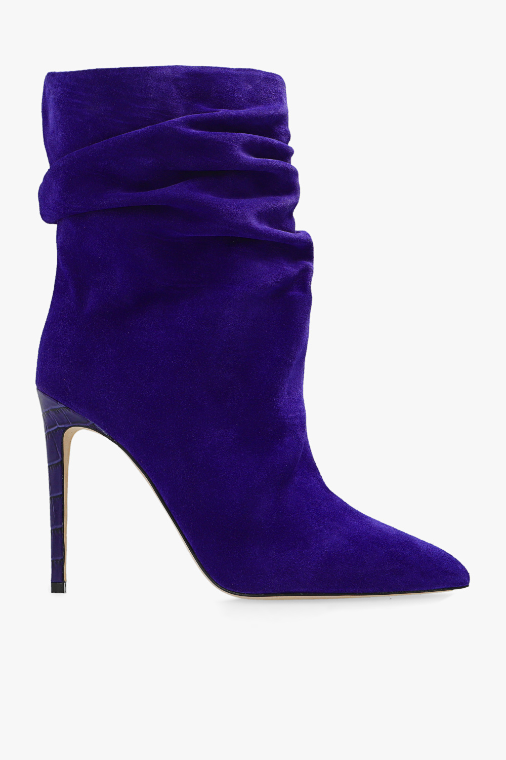 Paris Texas Suede heeled ankle boots