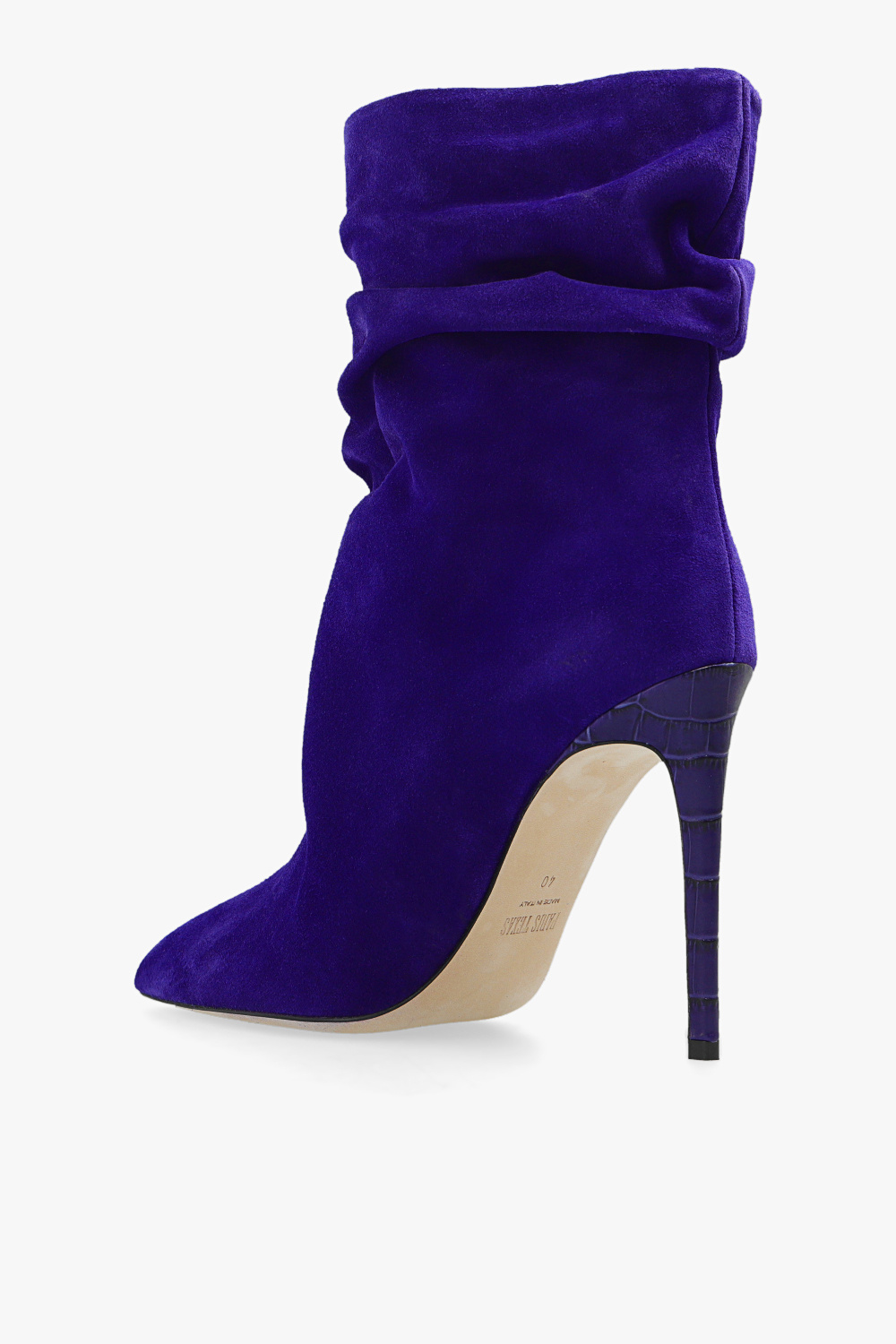 Paris Texas Suede heeled ankle boots