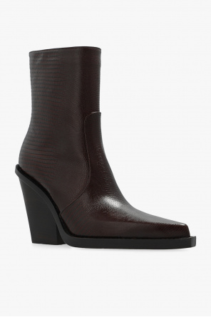 Paris Texas ‘Rodeo’ leather heeled ankle boots