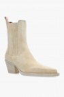Paris Texas cream ‘Dallas’ heeled ankle boots