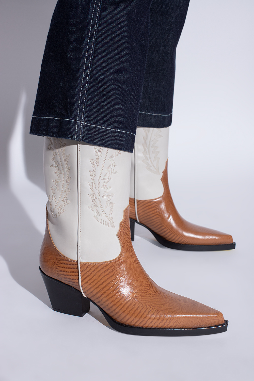 Paris Texas ‘El Dorado’ leather cowboy boots