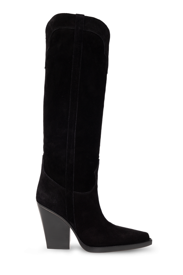‘El Dorado’ heeled grigio Boots od Paris Texas