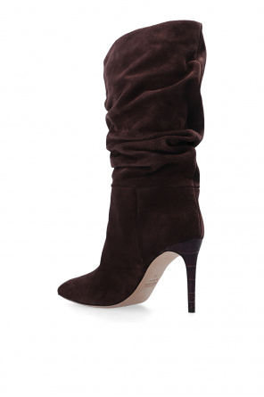 Paris Texas ‘Slouchy’ suede heeled boots