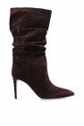 Paris Texas ‘Slouchy’ suede heeled boots
