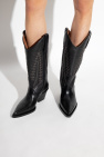 Paris Texas BLACK ‘Rosario’ leather cowboy boots