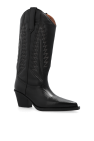 Paris Texas BLACK ‘Rosario’ leather cowboy boots