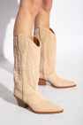 Paris Texas beige ‘Rosario' heeled cowboy boots